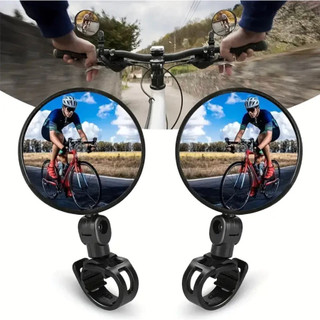 Kit 2 Retrovisores para Bicicleta 360° Grande Angular Universal MTB Speed
