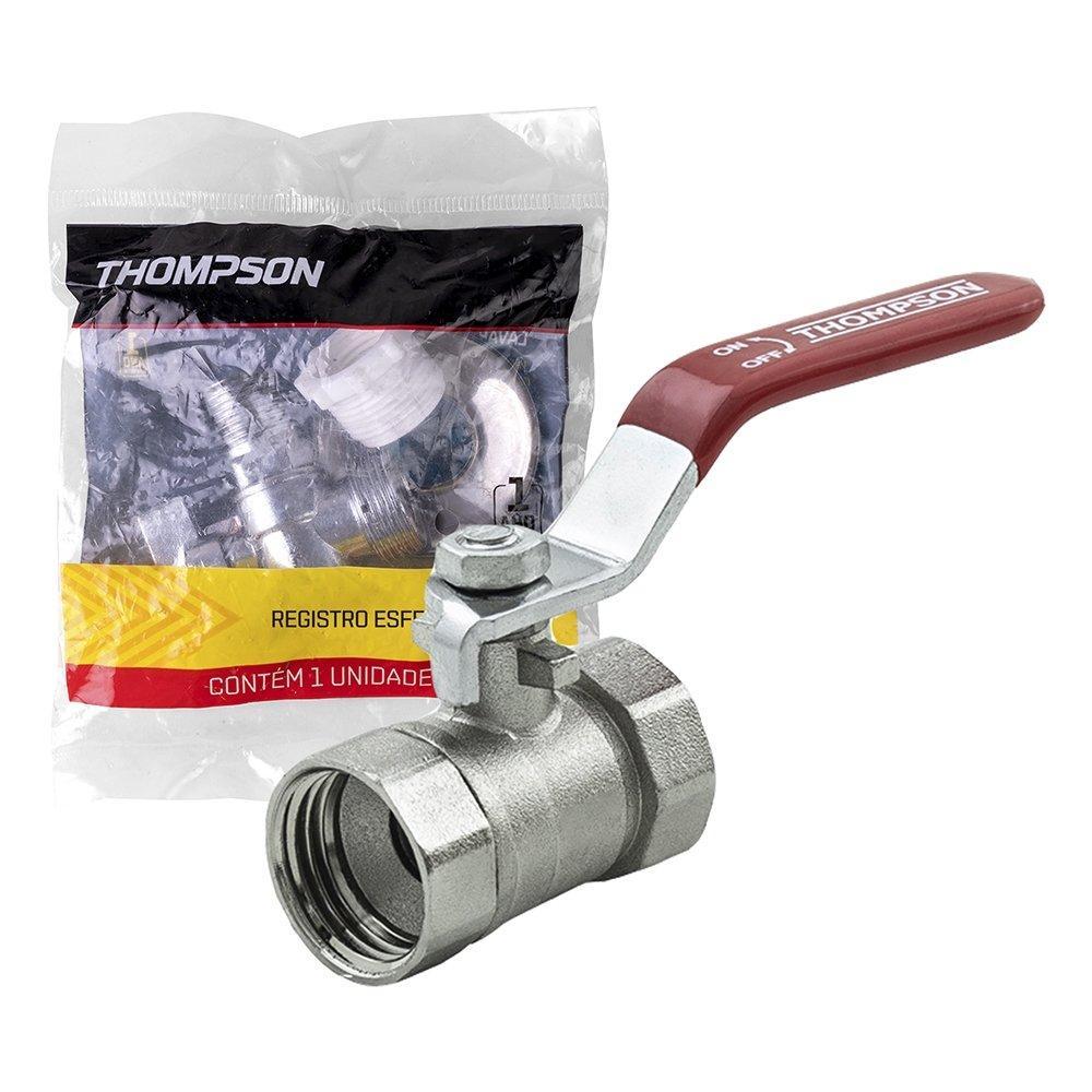 Registro Thompson Esfera 1/2 Polegada