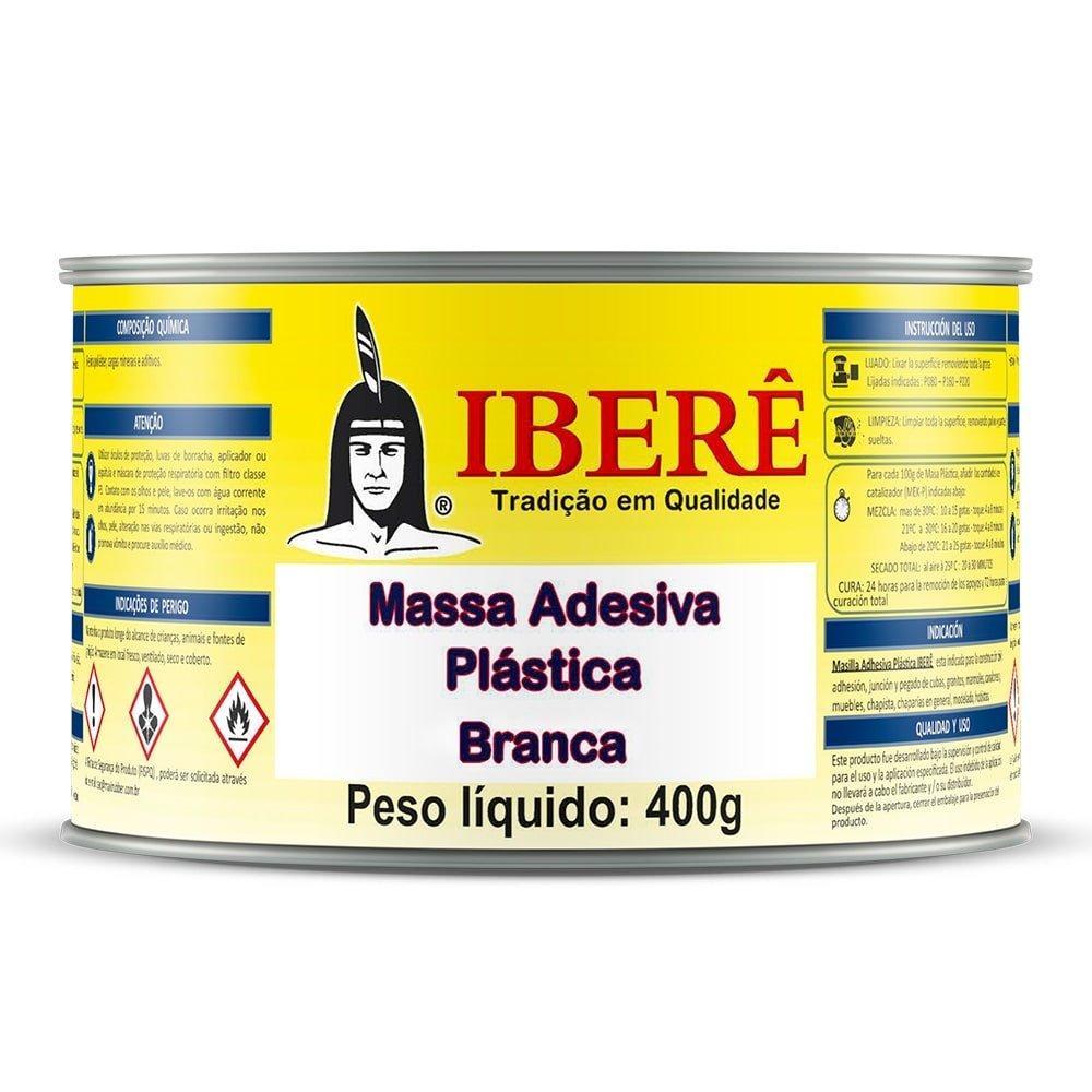 Massa Adesiva Plástica Ibere BCA 400 Gramas Maxi Rubber - Embalagem c/ 12 unidades