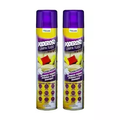Kit 2 Limpador Kelldrin Poderoso Limpa Tudo Espuma 300ml/200g