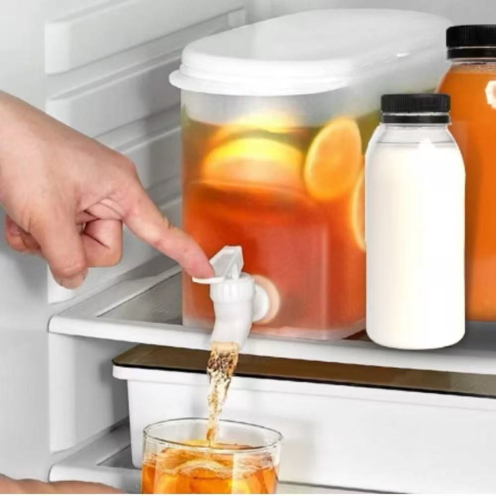 Com Suqueira Plástica tampa Para Geladeira Com Torneira Capacidade 3L Para Agua Saborizada