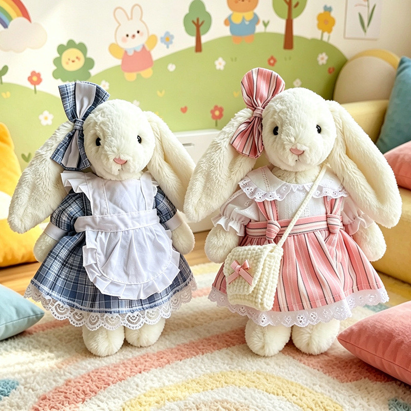 Venda apenas roupas) Adequado para 31 cm Bonnie Rabbit JC Rabbit Roupas de bebê Boneca Acessórios de vestir