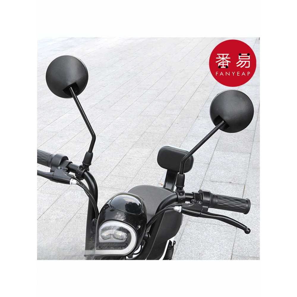 Espelho retrovisor/bicicleta A1zd901-veículo elétrico espelho redondo espelho retrovisor bateria simples espelho retrovi