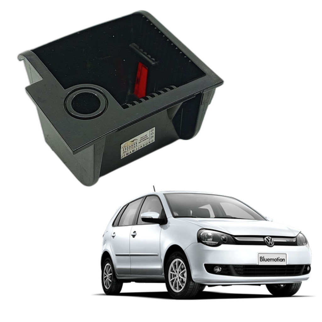 Cinzeiro Console Central Volkswagen Polo 2003 2015 Original