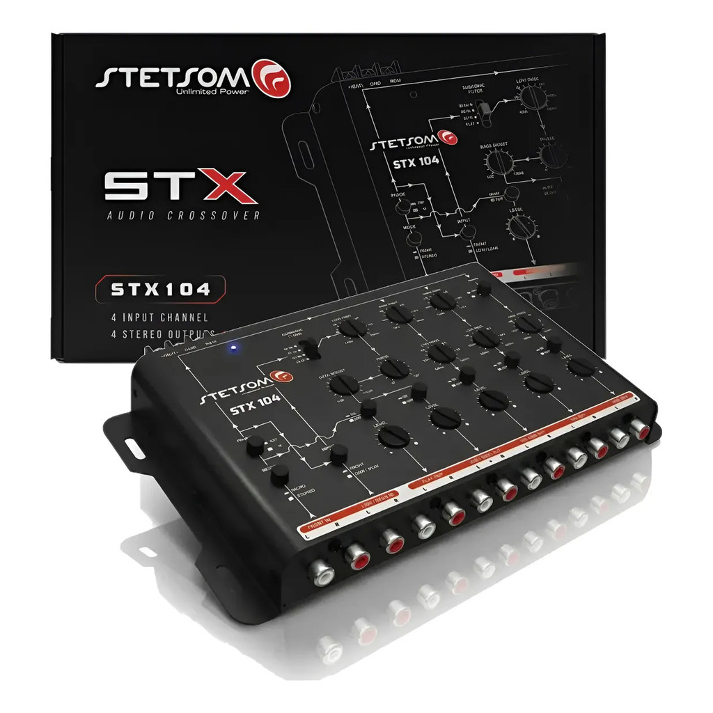 Processador Crossover Stetsom 5 Vias Stx104 Som Automotivo