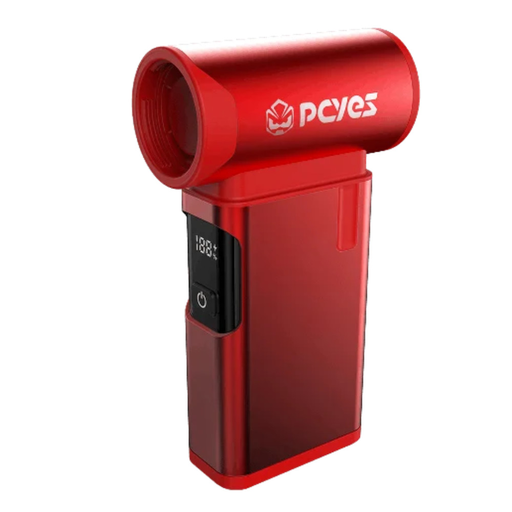 Mini Soprador Turbo Jet Fan PCyes Red Magma 4000 mAh Mini Aspirador Vermelho