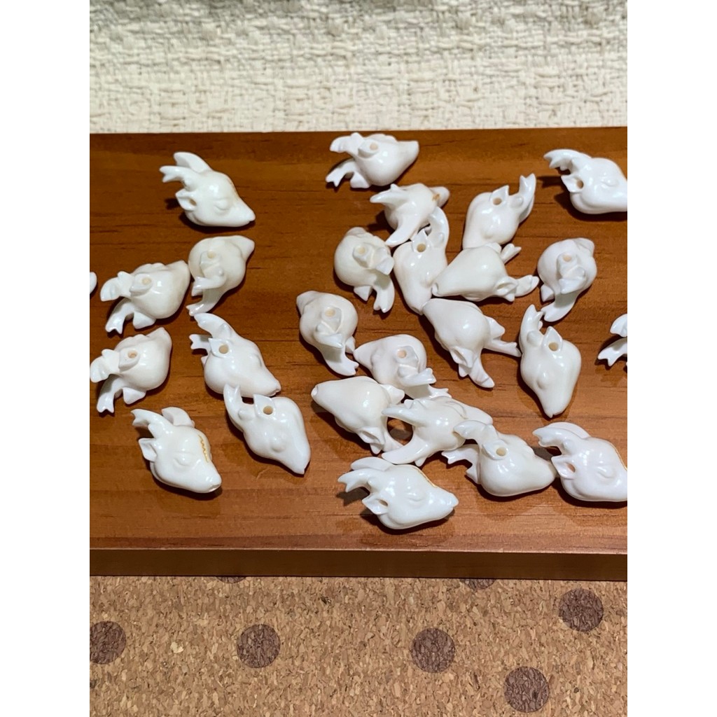 Alta porcelana camelo osso veado cabeça t acessórios pulseira colar artesanal diy acessórios pingente jóias moda jogar l