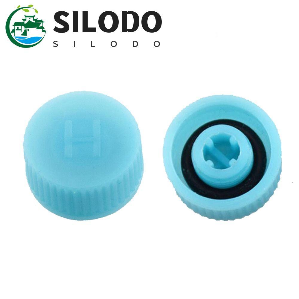 SILODO Tampa Contra Poeira Refrigerante M9 M10 Válvula De Sistema A/C De Ar Condicionado De Carro De Lado Alto E Baixo 1