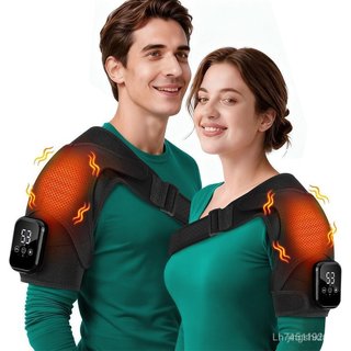 Envoltório De Ombro Com 3 Calor E 3 Massagem , Cinta Para Alívio Da Dor Do Punho Rotador Rasgado , Recarregável , Univer
