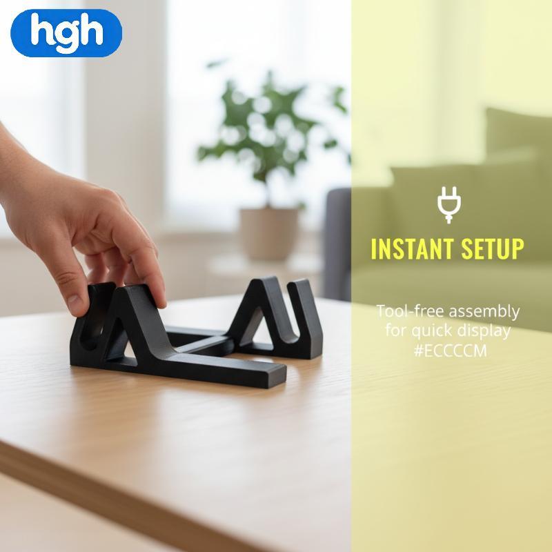 [hghy] 1 Unidade Prática Base De Armazenamento De Skate Fixa Vertical Impressa Em 3D Adequada Para Interno E Organização