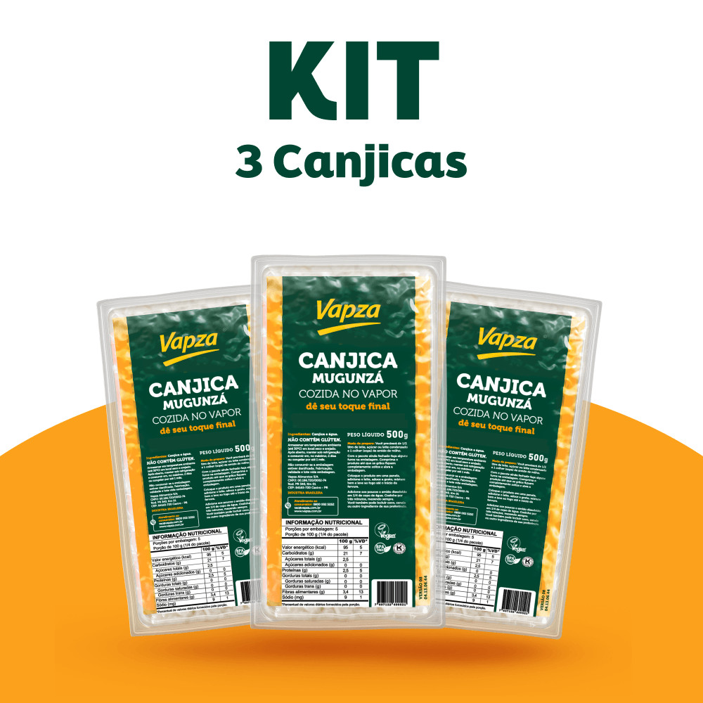 Imagem Kit com 3 Unidades de Canjica
