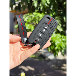 Chave de silicone de 4 botões adequada para Jeep Compass, Renegade, Cherokee, Dodge Ram 1500, Challenger, Chrysler 3 TJ 