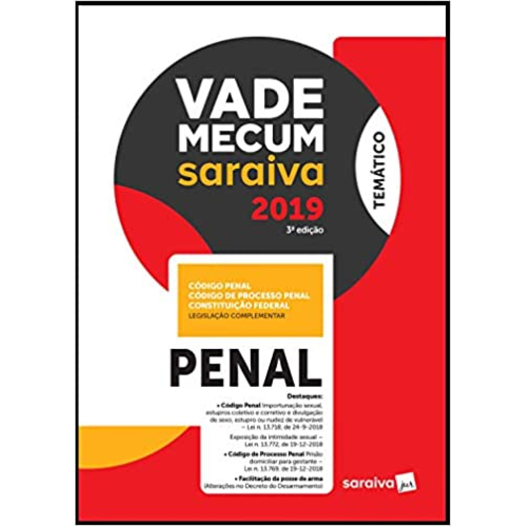 Vade Mecum penal - 3ª edição de 2019
