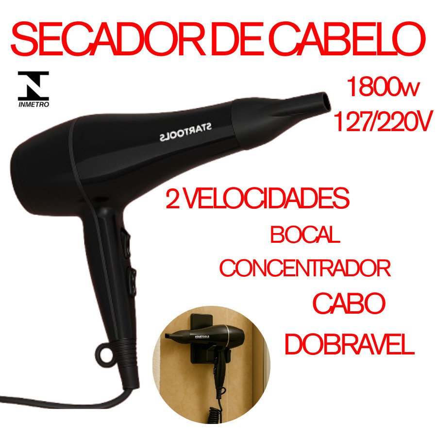 Secador de Cabelo Bivolt Profissional - Comprar com Melhor Preço em Utensílios de Beleza
