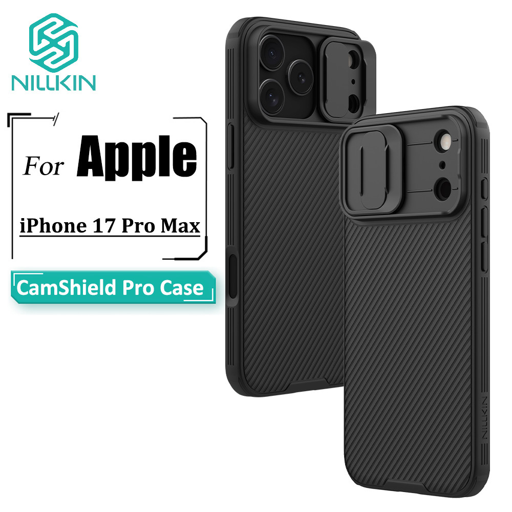 Nillkin Para iPhone 17 Pro Max 6.9 ′ Caso CamShield Câmera Slider Proteção Capa Traseira À Prova De Choque