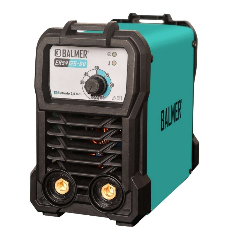 Máquina Inversora de Solda Eletrodo até 2,5mm MMA 100A Easy 125DV Balmer