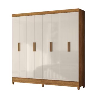 Guarda Roupas Casal 8 Portas 2 Gavetas Marajó Moval em Oferta na Shopee