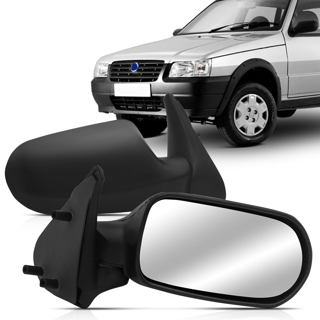 Retrovisor Externo Uno Flex 4 Portas 2004 2005 2006 2007 2008 2009 2010 2011 Fixo