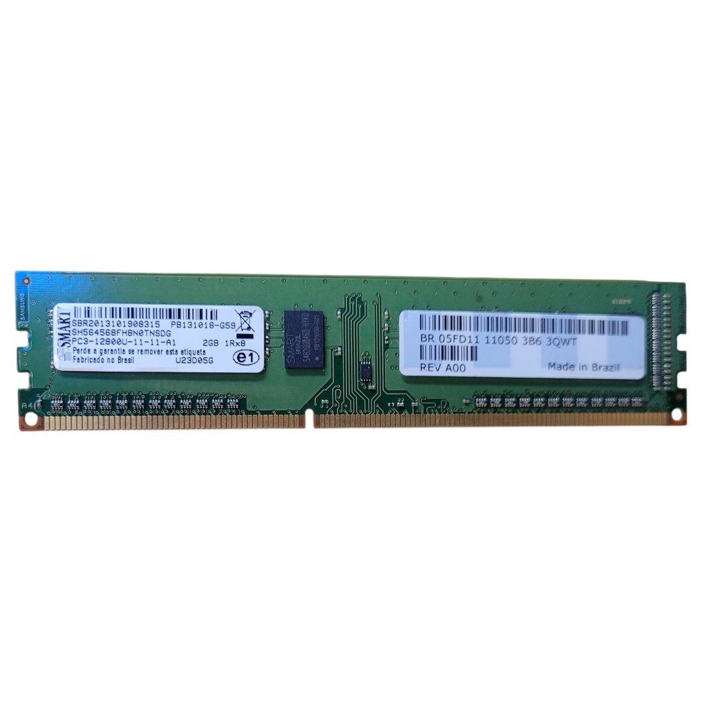 Memória Smart Ddr3 2gb 1600mhz Pc3-12800u 1rx8 Udimm Pc