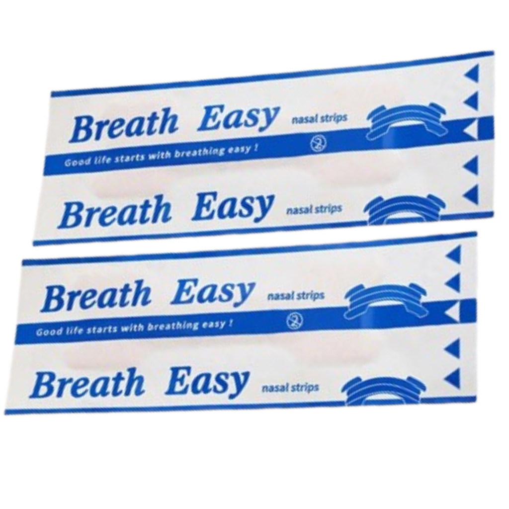 Kit 50 Unidades Dilatador Nasal Anti Ronco Breath Easy Tira Nasal Adesivo Nasal Strips