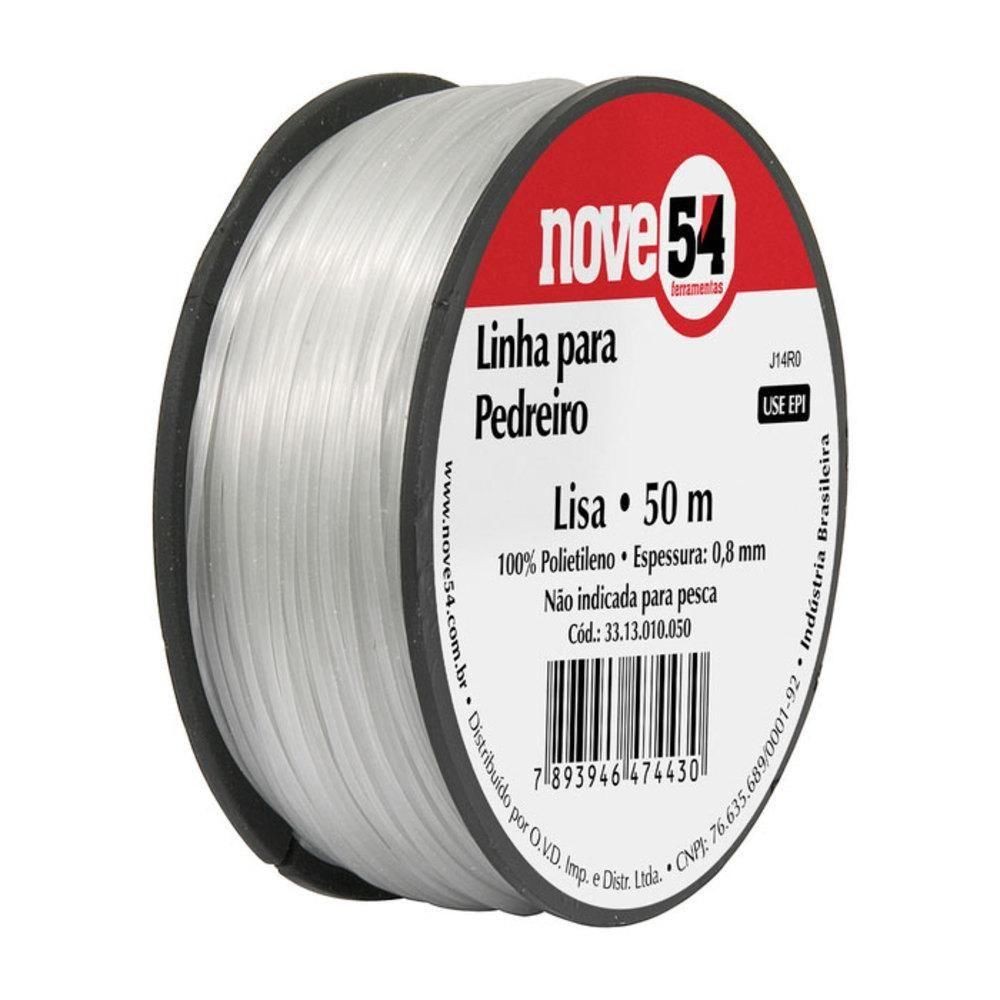 Linha lisa para pedreiro com 50 metros - Nove54 em Oferta na Shopee