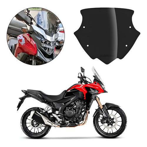 Bolha Parabrisa Para Moto Cb500x Tamanho 26x30 em Oferta na Shopee