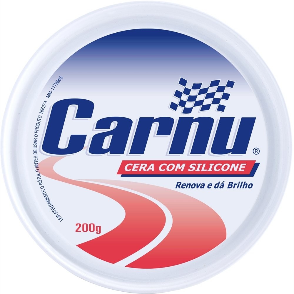 Cera Automotiva Carnu com Silicone SM Importado 200g em Oferta na Shopee