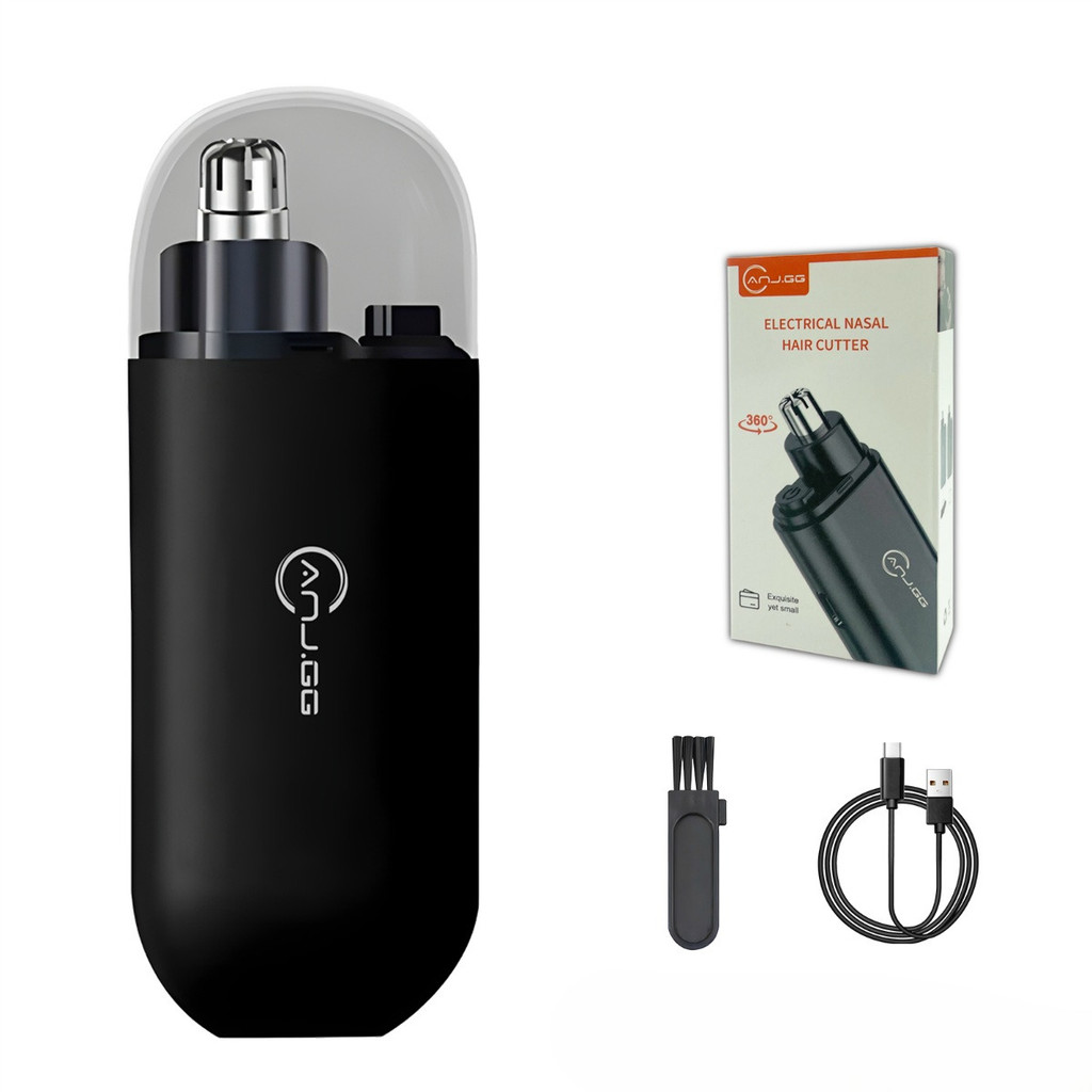 Aparador De Cabelo De Nariz Portátil Mini Facial Elétrico Recarregável Carregador Carregamento USB