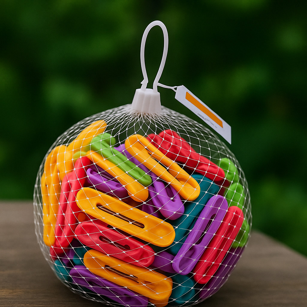 Kit 200 / 150 / 100 / 50 Prendedores de Roupas Pregadores de Plástico COLORS Para Roupas Reforçado Resistente em Oferta na Shopee