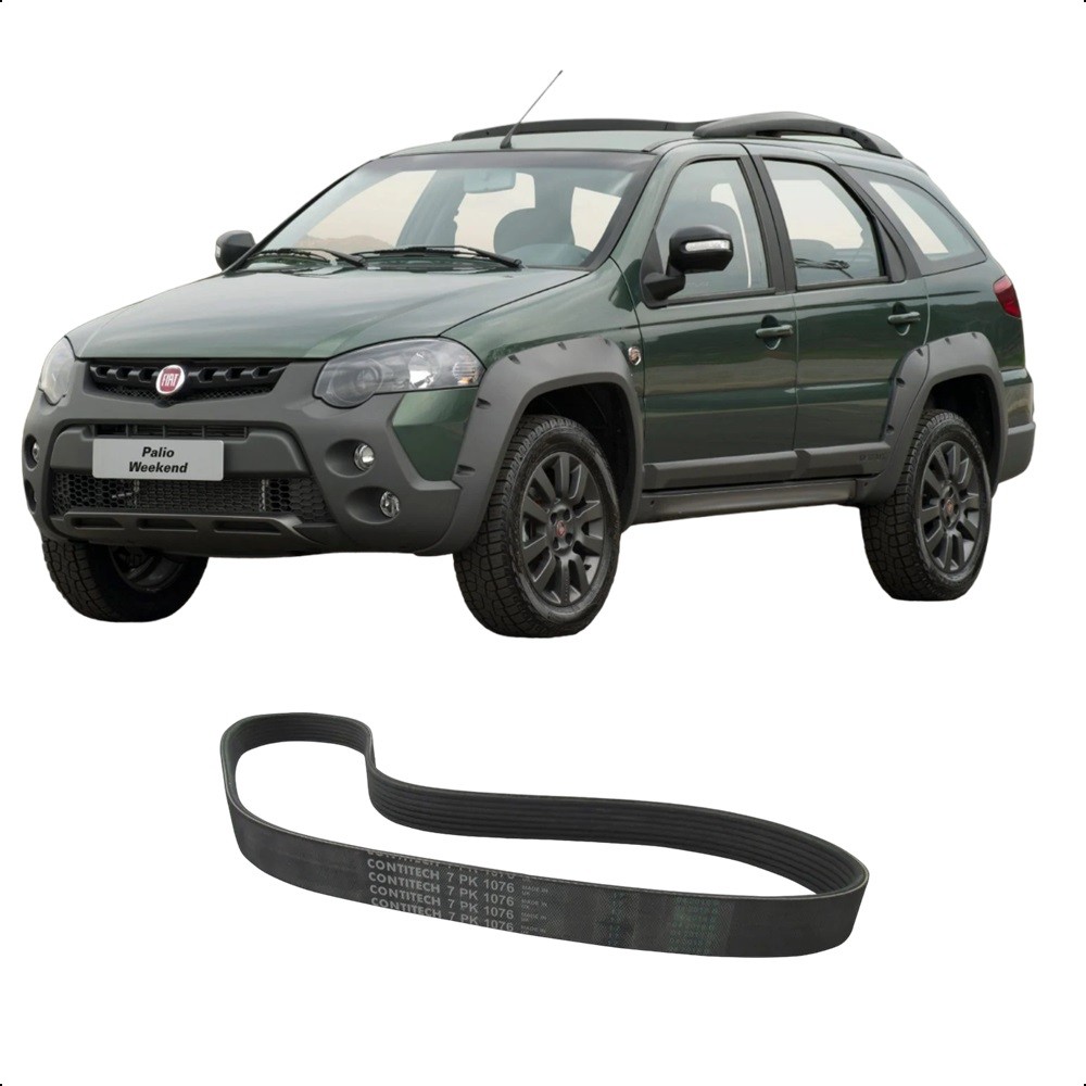 Correia Alternador Fiat Palio Weekend 1.5 8v 6pk1105 — imagem 2 de 2
