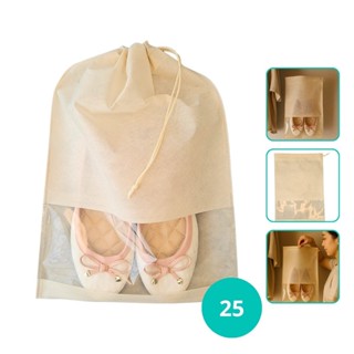 Kit 25 Sacos Tnt Calçados Sapato Chinelo 28x40 Cm Com Visor Organizar Armário Mala Viagem em Oferta na Shopee