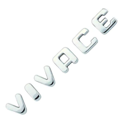 Emblema Letreiro Vivace Cromado Uno 2011 12 13 14 2015 2016