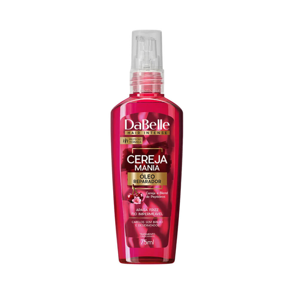 Óleo Capilar Dabelle Cereja Mania 75ml em Oferta na Shopee