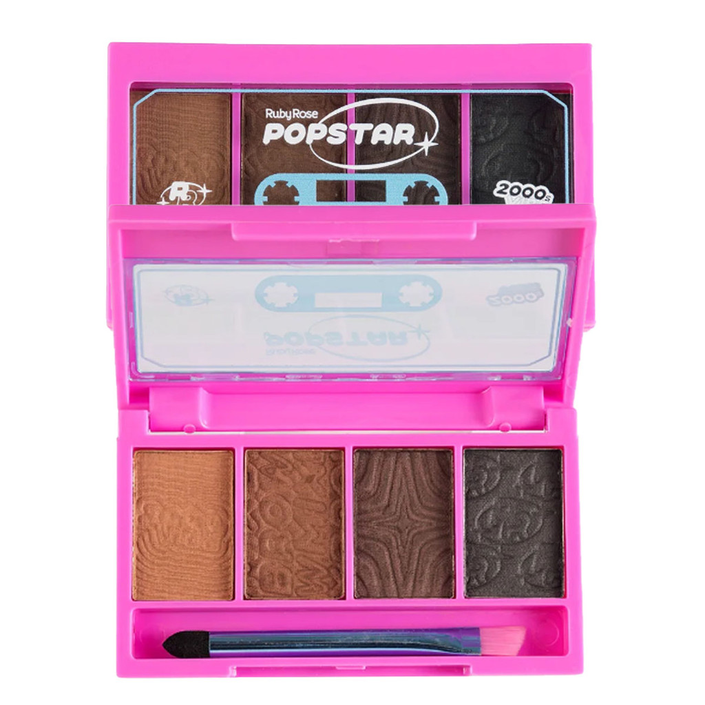 Sombra para Sobrancelhas Ruby Rose Brow Mix Popstar E2510 em Oferta na Shopee
