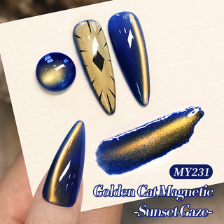 BORN PRETTY 10ml Auroras Glitter Cat Gel Magnético Esmalte Jelly Glass Bead Semi Permanen…