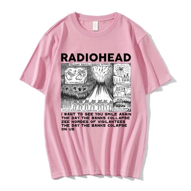Camiseta Radiohead Rock Music Streetwear Vintage TrendBox Mania TrendBox Mania