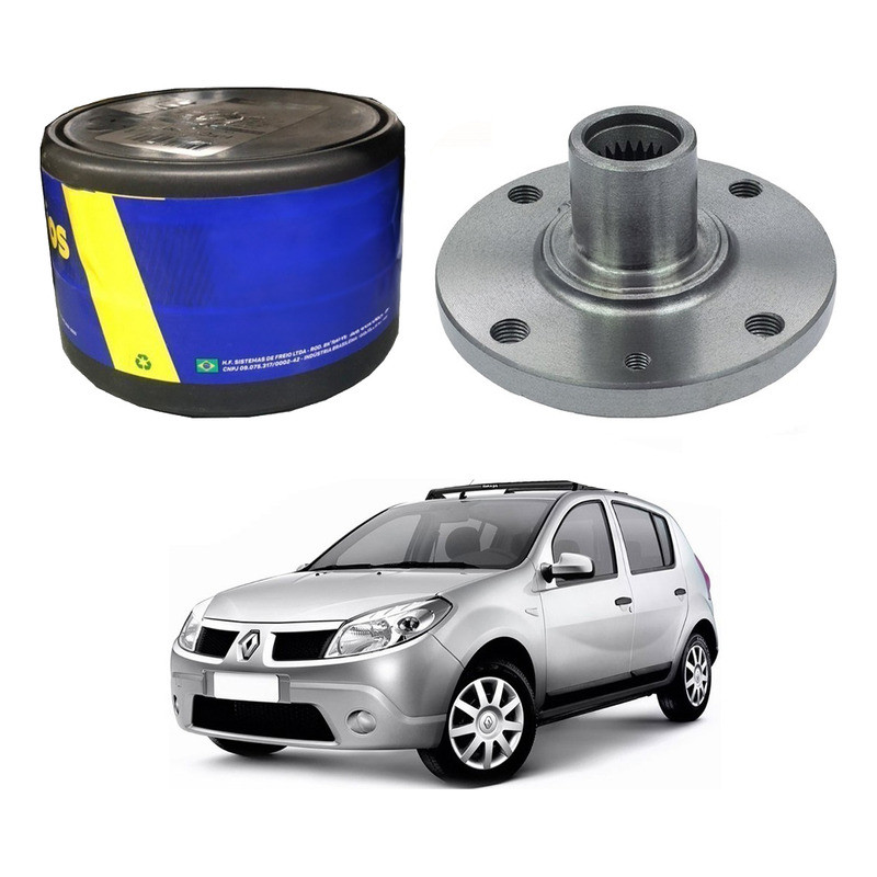 Cubo Roda Dianteiro Hipper Sandero 1.0 1.6 2007 A 2014 em Oferta na Shopee