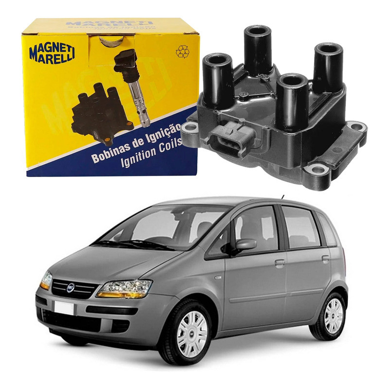 Bobina De Ignição Marelli Idea 1.4 8v Fire 2006 A 2011