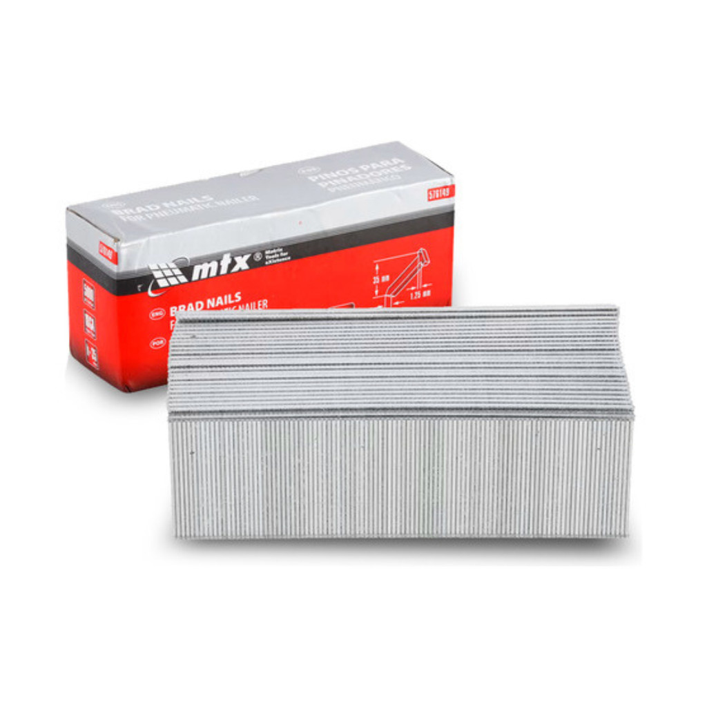 PINOS PARA PINADORES PNEUMATICO, COMPRIMENTO 15MM, LARGURA 1,25MM, ESPESSURA 1MM, 5000 PCS // MTX em Oferta na Shopee