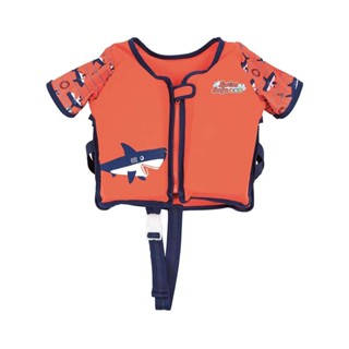 Colete com Espuma Manga Curta - Laranja em Oferta na Shopee