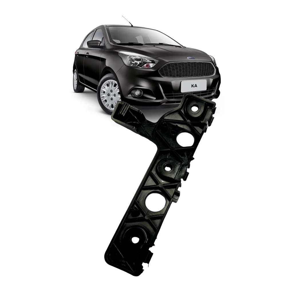 Guia Suporte Parachoque Dianteiro Ford Ka 2014 Até 2019 lado Direito