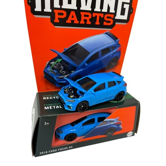 2018 Ford Focus RS Matchbox 1:64 Miniatura Moving Parts