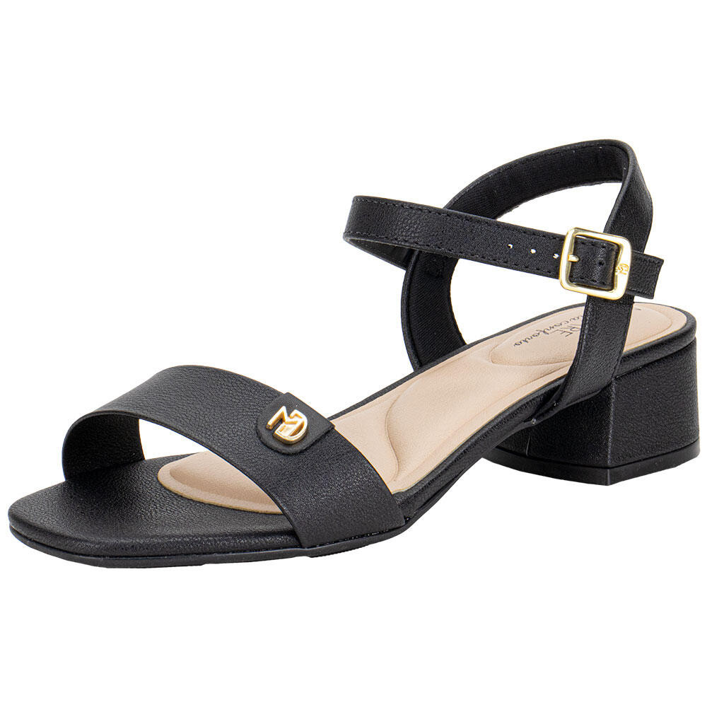 Sandália Feminina Salto Grosso Modare 7211101 em Oferta na Shopee