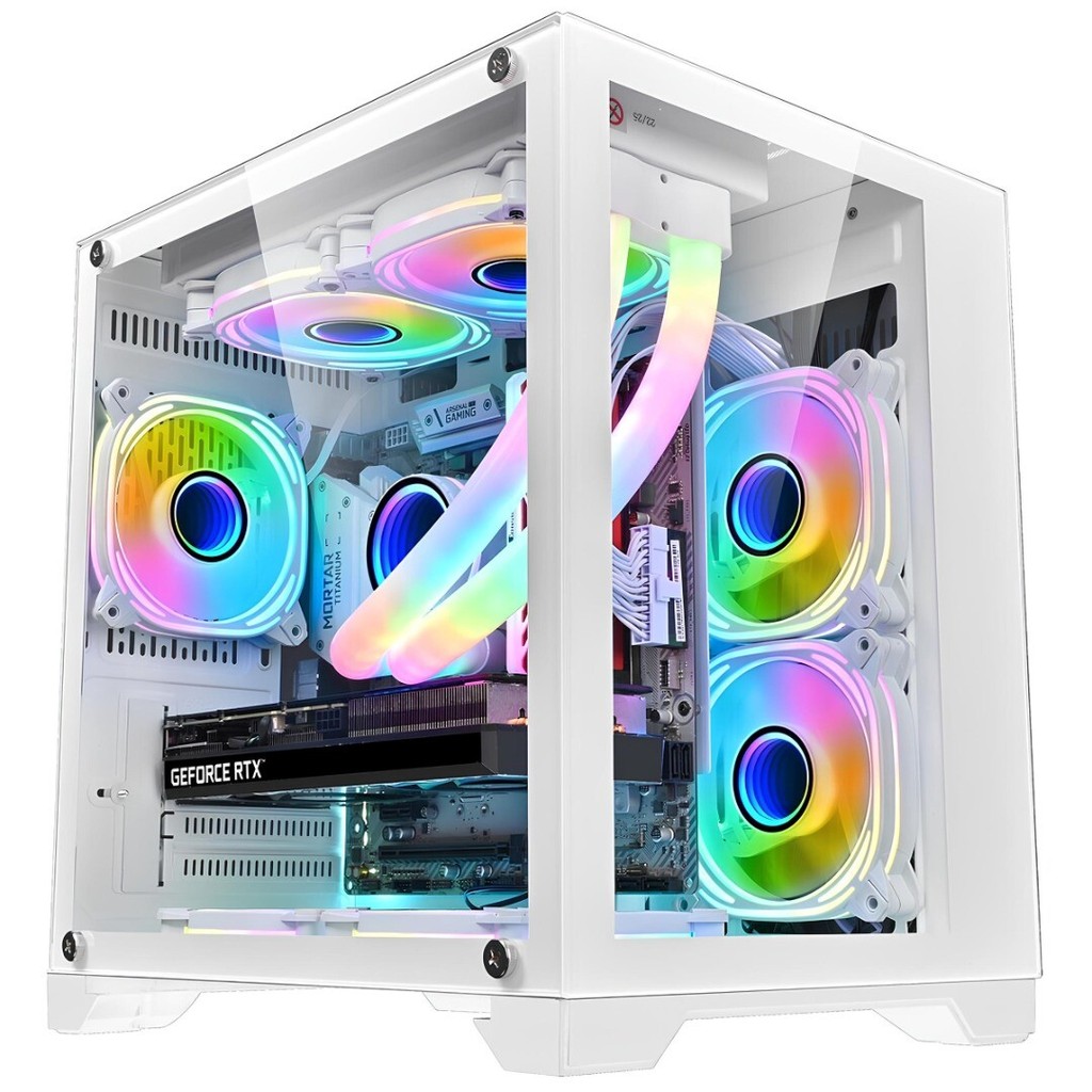 Gabinete Micro-Atx Gamer Orion MetalRed M7 Sem Fans - Branco