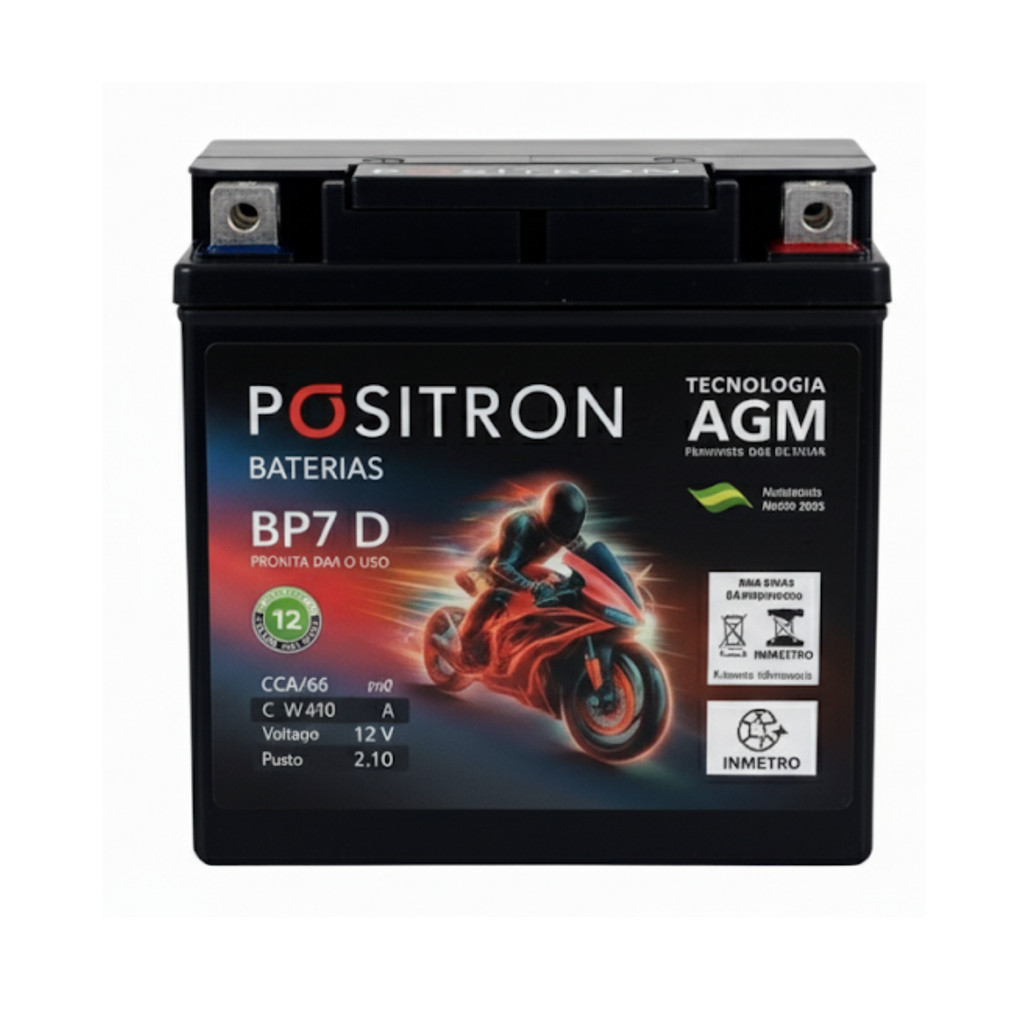 Bateria Para Moto Positron 12v Biz 125 Xr 200 Xr250 Tornado em Oferta na Shopee