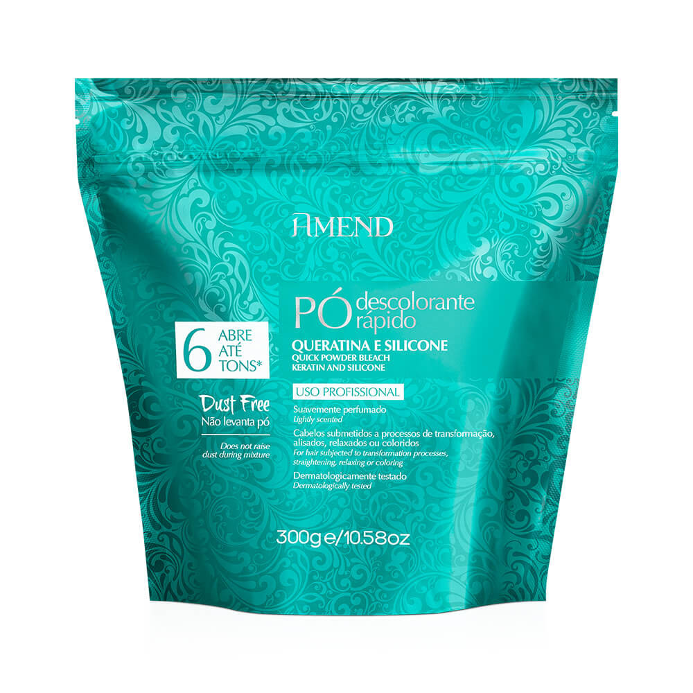 Pó Descolorante Amend Queratina E Silicone 300g em Oferta na Shopee