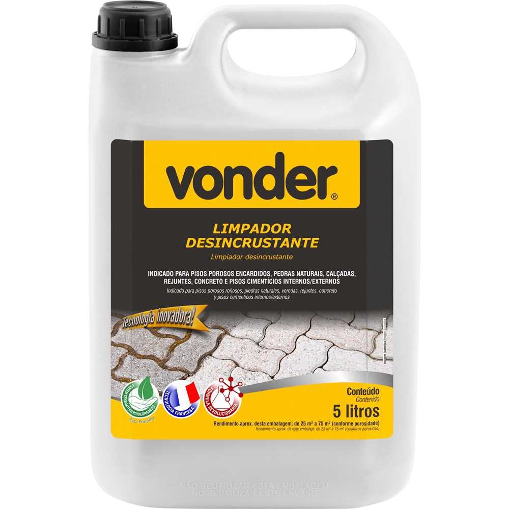 Limpador Desincrustante 5 litros Vonder em Oferta na Shopee