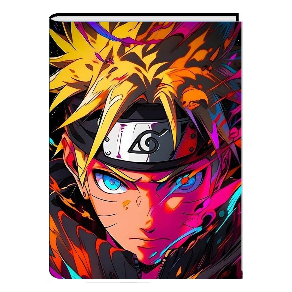 Caderno Naruto Brochura Grande Escolar em Oferta na Shopee