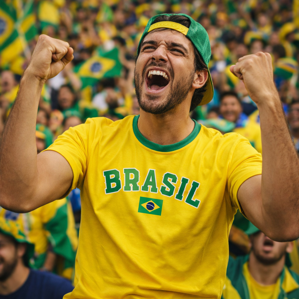 Camiseta Brasil Copa do Mundo Masculina e Feminina Dry Fit | Torcida Seleção Brasileira UNISSEX DRYFIT