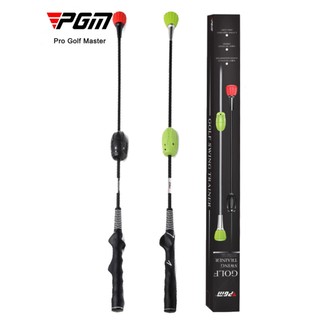PGM Golf swing stick ajustável engrenagem magnética aquecimento auxiliar treinamento vara Corrector voz balanço vara